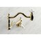 Kingston Brass KS2102PX Heritage Wall Mount Pot Filler, Polished Brass KS2102PX - alternate 3